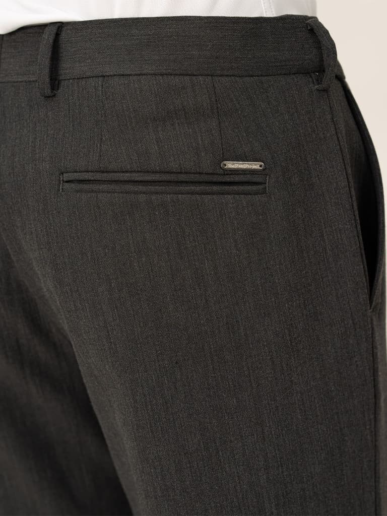 Decision Grey Pro.Stretch Formal Trousers