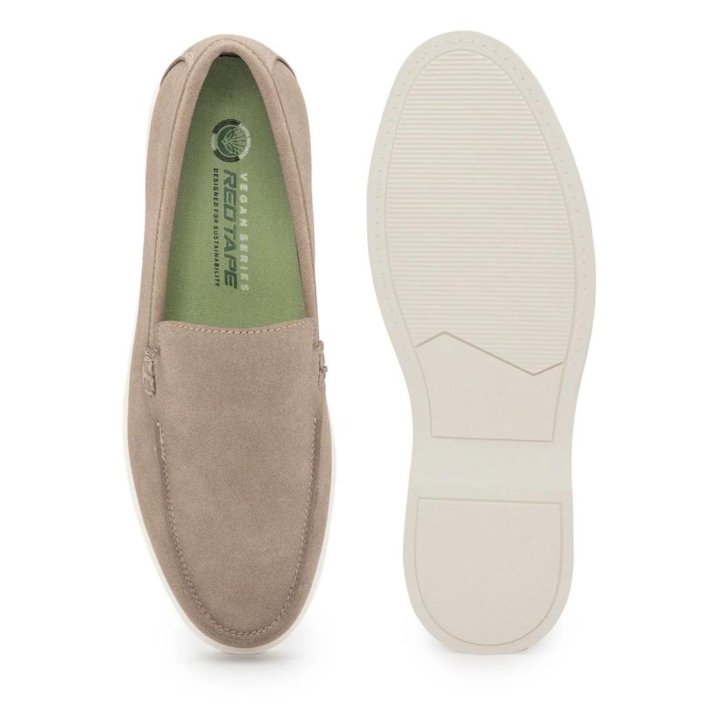 Vegan Loafer Shoes for Men in Brown | Low-Cut Formal Dress Shoes. — photo 5