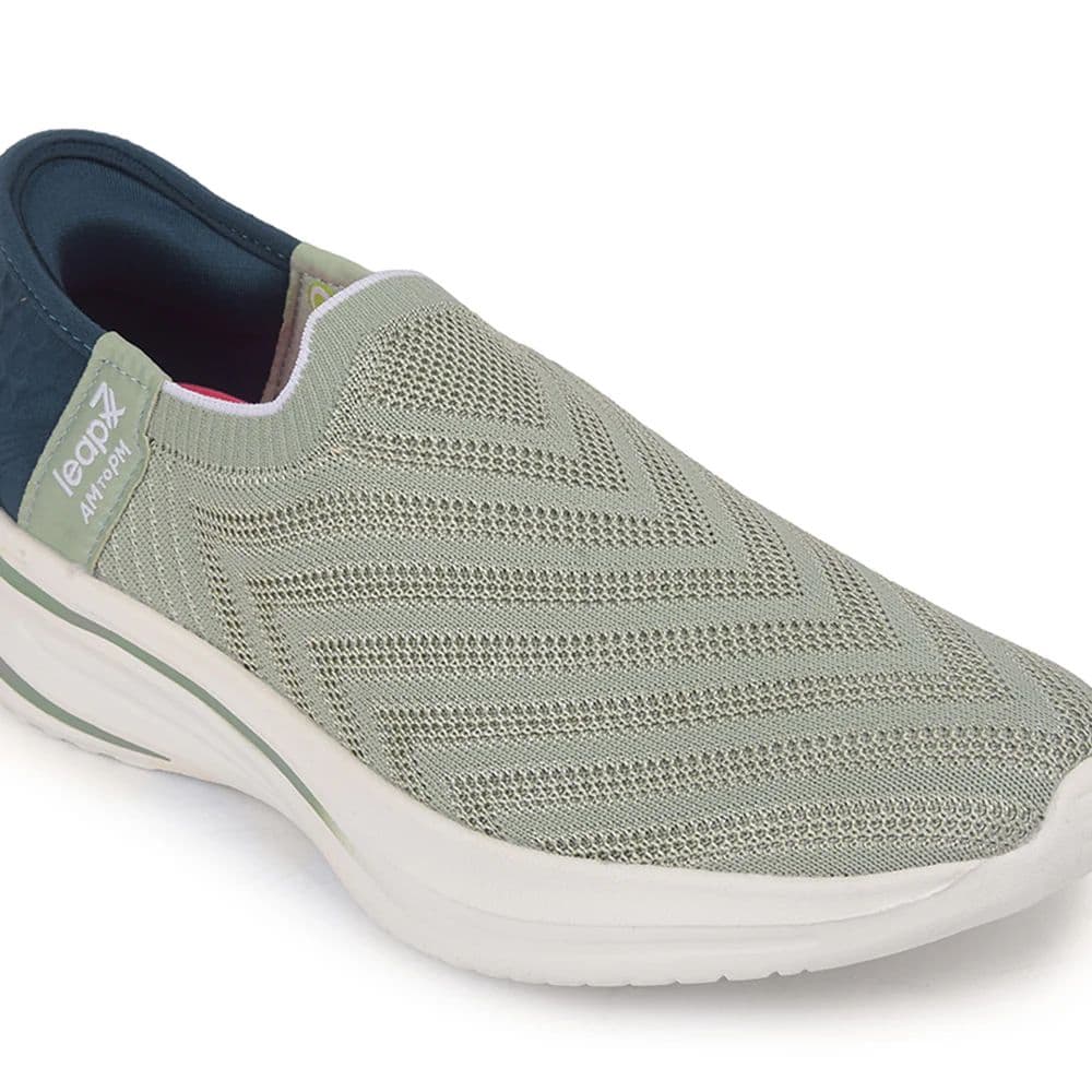 Leap7x Sports Sea Green Walking Shoes For Women EAZY-W6 By Liberty — photo 5