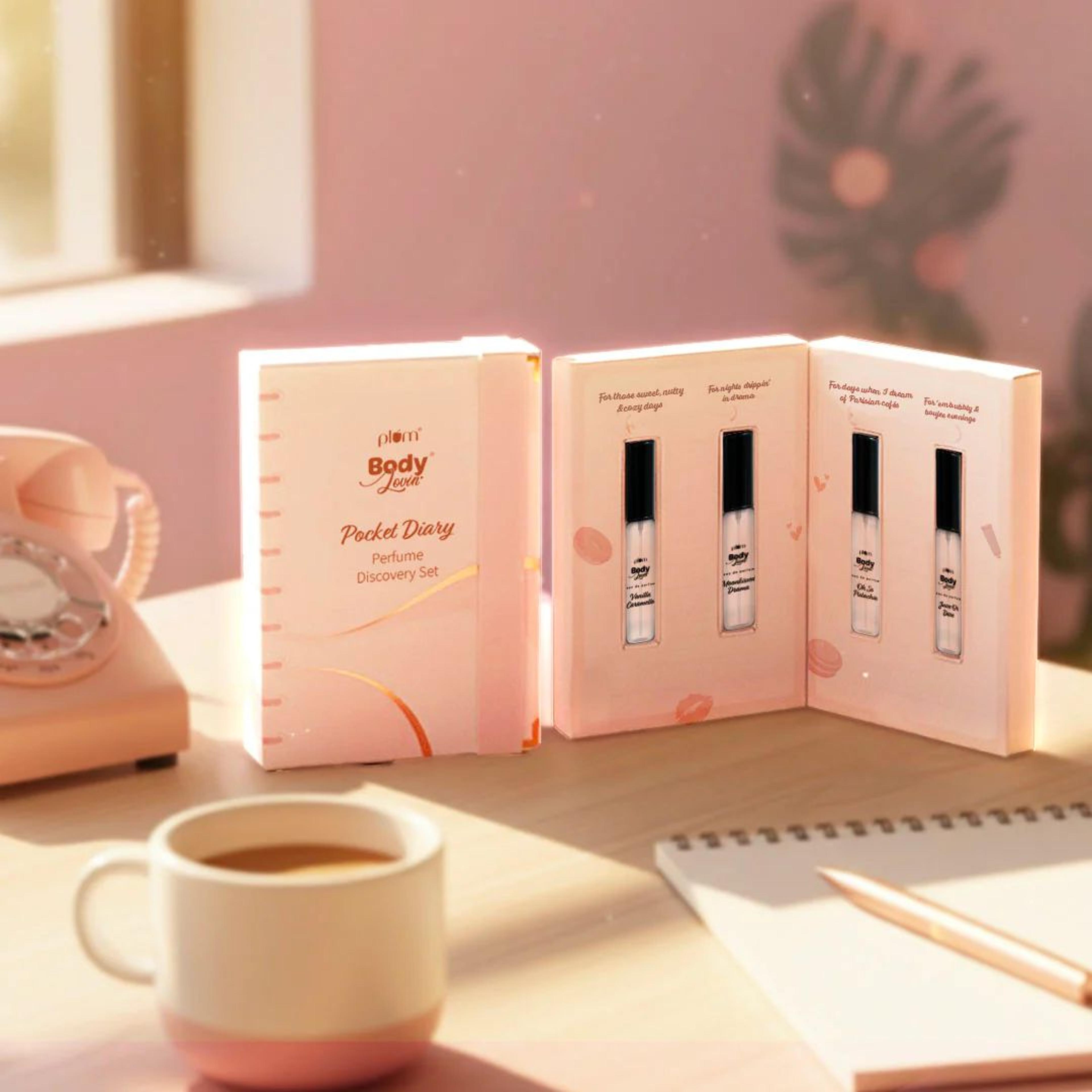 Pocket Diary Perfume Discovery Set by Plum BodyLovin'