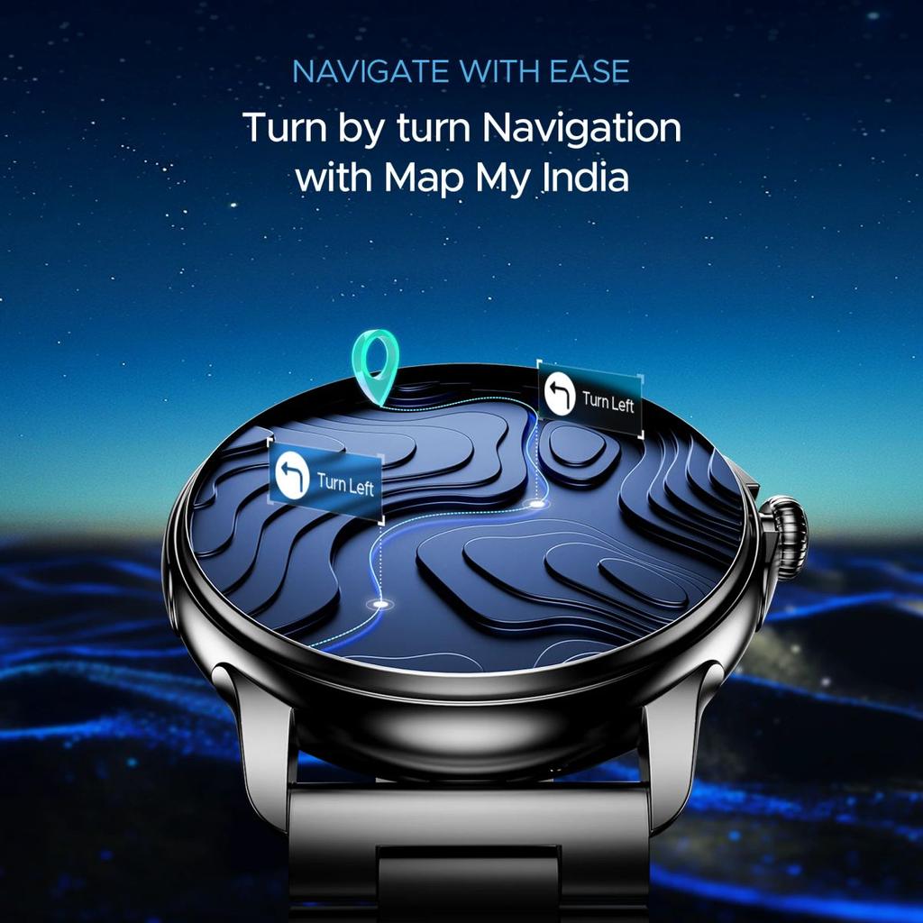 boAt Lunar Oasis | Smartwatch with 1.43" AMOLED Display, Turn-By-Turn Navigation, Dynamic User Interface, QR Tray — photo 4