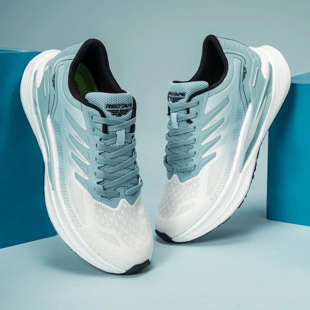 Sports Shoes for Men in White and Blue | Athleisure Shoes — photo 6