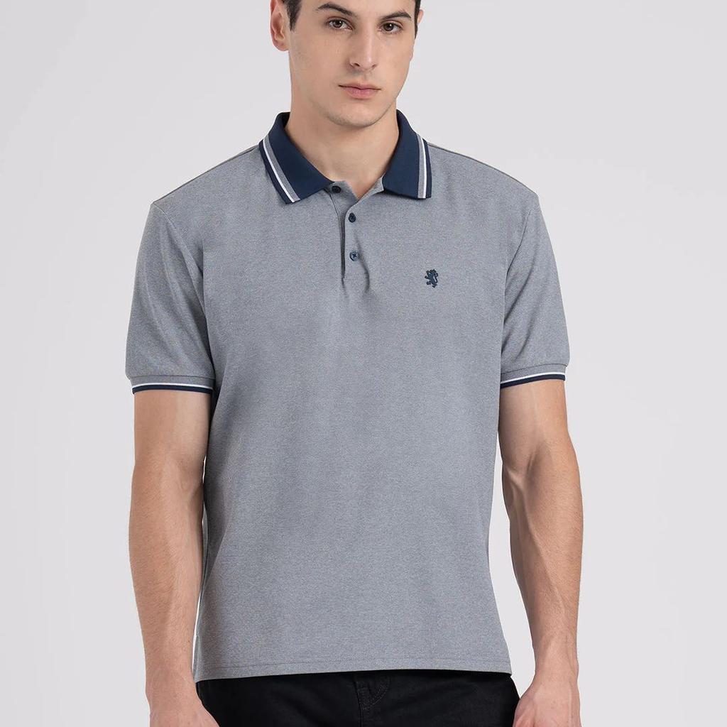 Jacquard Collar Polo T-shirt for Men | Premium Comfort | Sharp Look