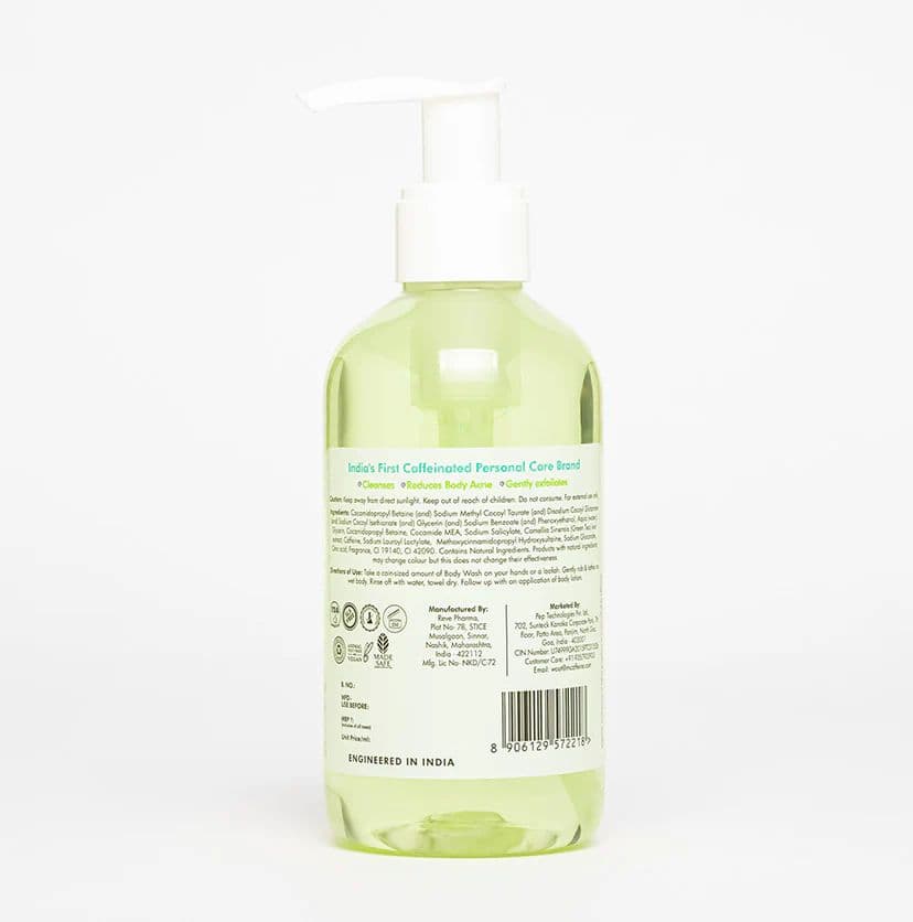 Green Tea & 1% BHA-Salicylic Acid Body Wash- 200 ml