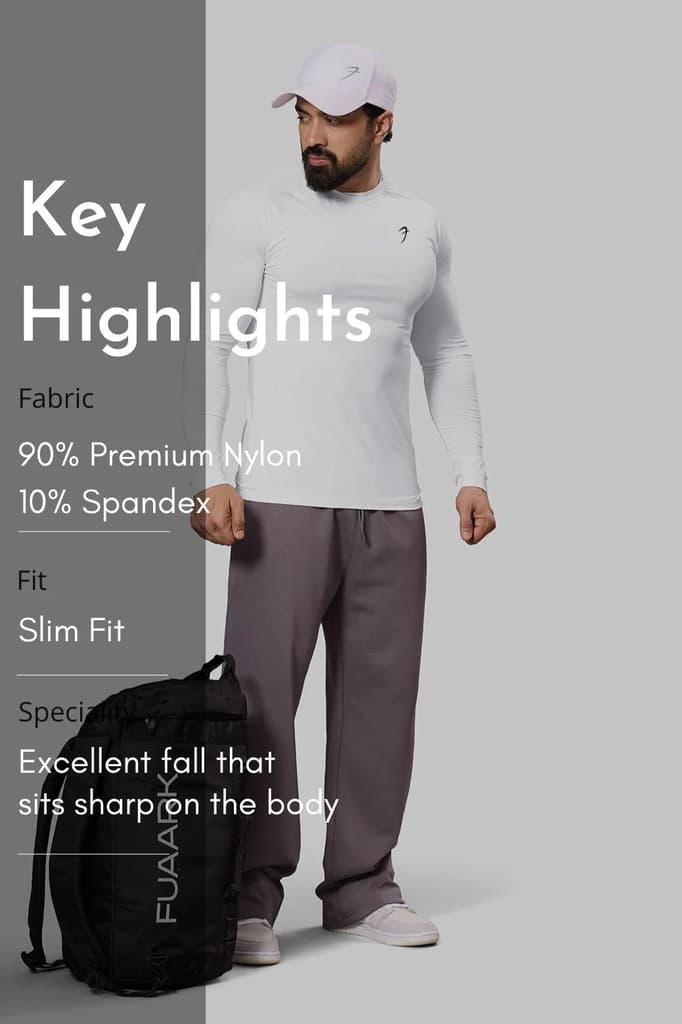 Bare Nylon Fullsleeves T-shirt White — photo 8