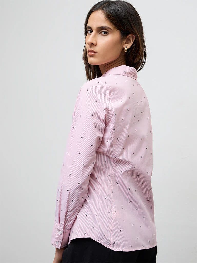 Wardrobe Pink Striped Shirt — photo 4