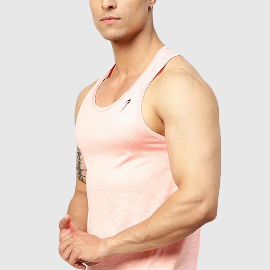 Bold Melange Tank Peach