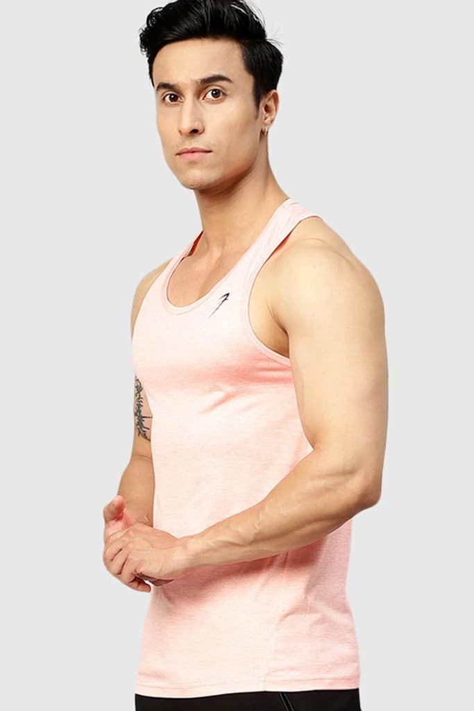 Bold Melange Tank Peach — S