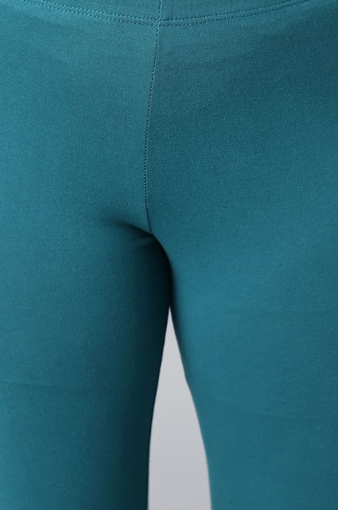 Teal Green Solid Tights — photo 6