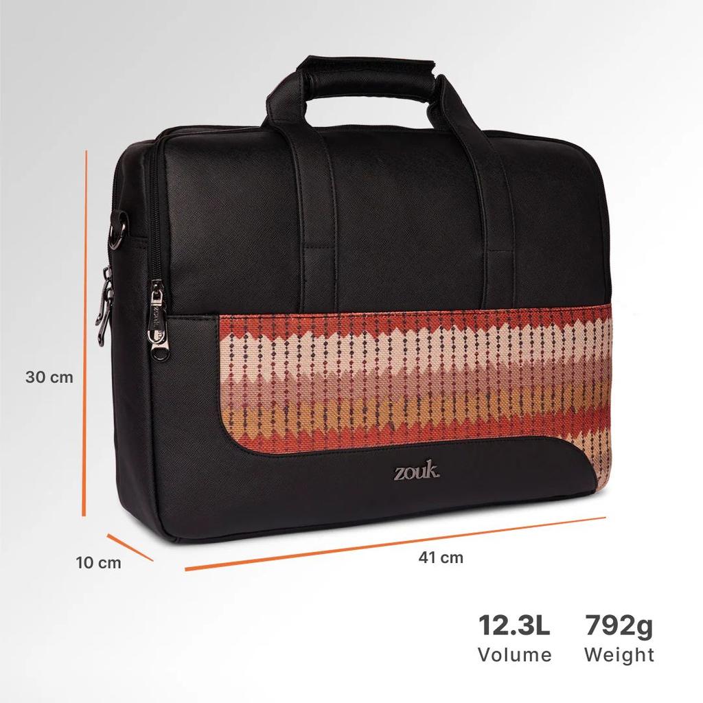 Cochin Cortado Office Laptop Bag (Black) — photo 4