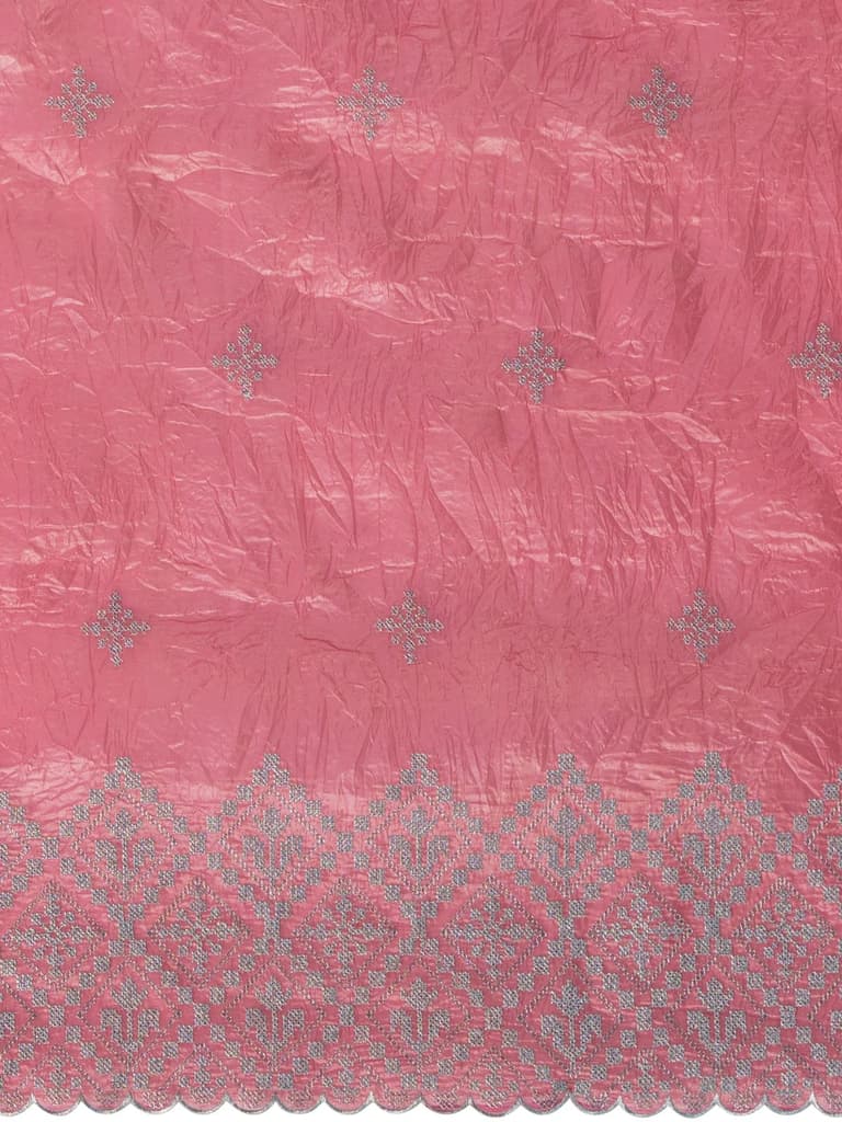 Mimosa Women's Woven Design Banarasi Style Tissue Crush Saree With Blouse Piece : SA00002015STFREE — photo 7