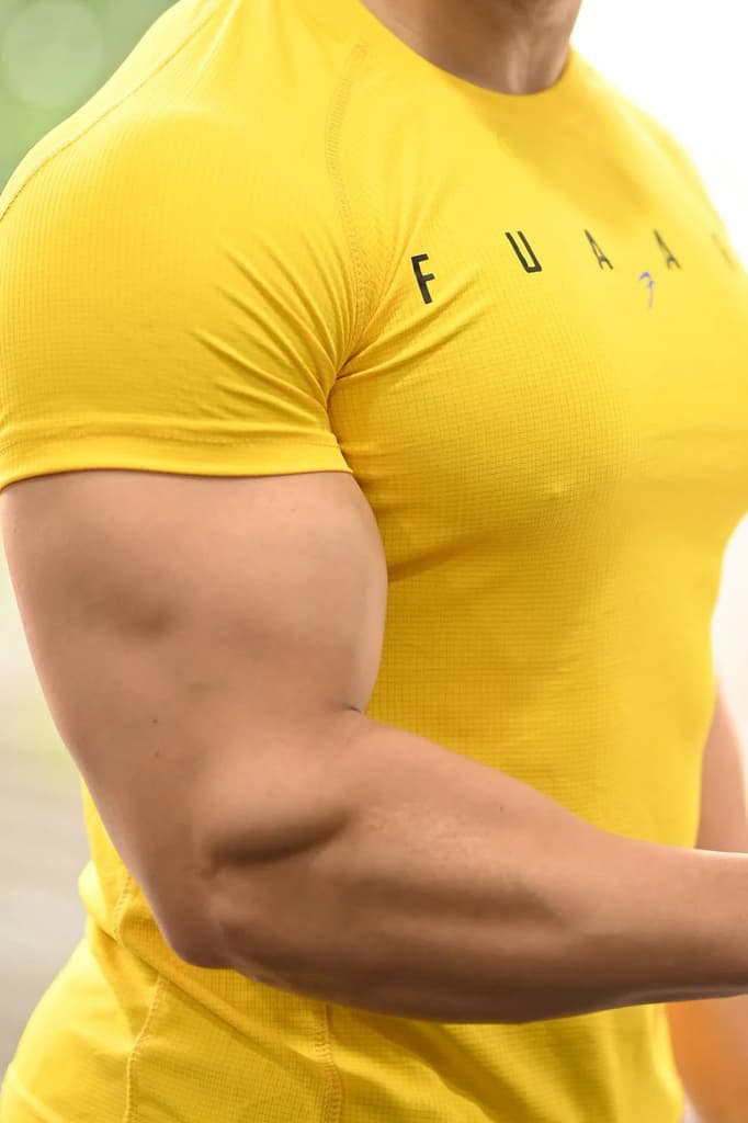 Checks T-shirt Yellow — photo 4