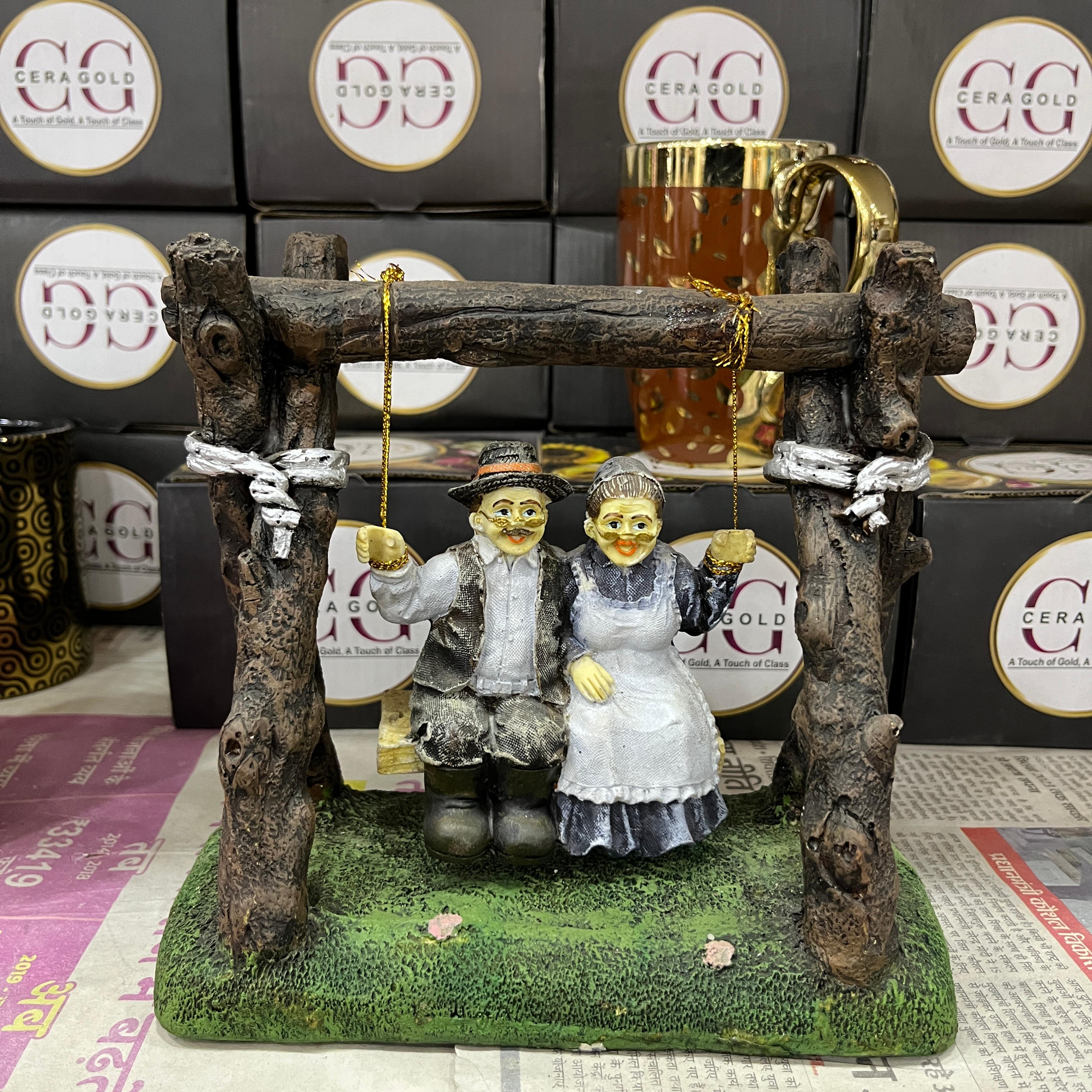 Wooden Hanging Figurines | Home Decor | Wood | Brown