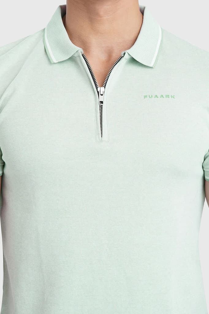 Heritage Polo T-shirt Pista Green — photo 3