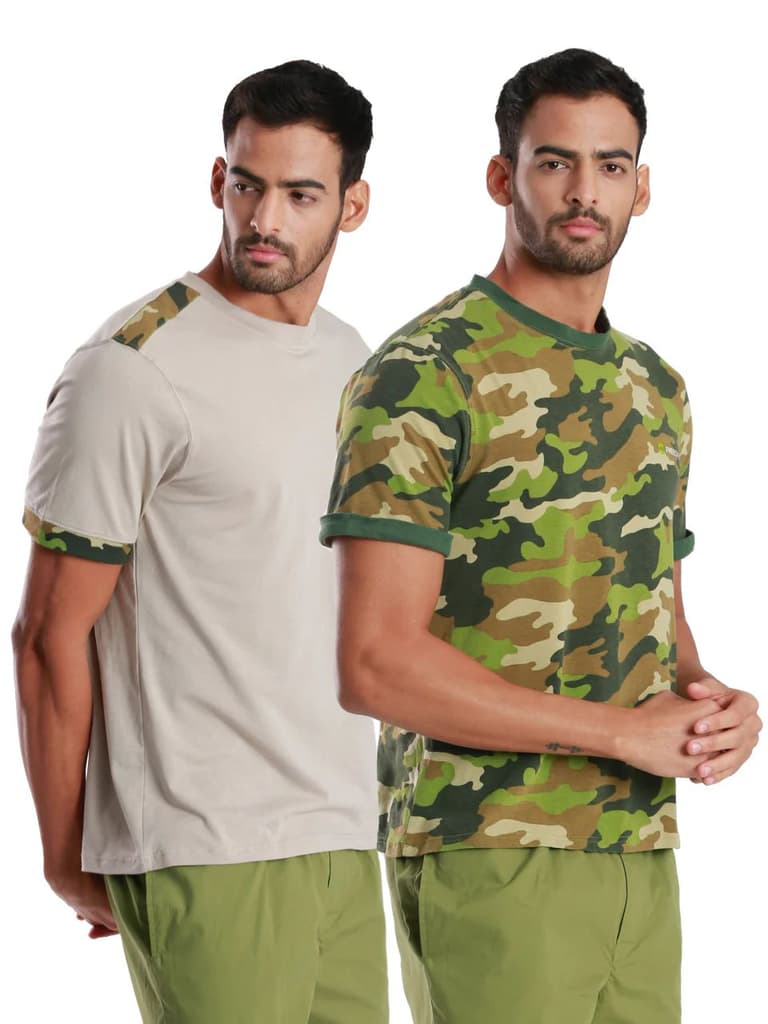 Camo Printed Organic Bamboo T-Shirt (Pack of 2) — photo 11