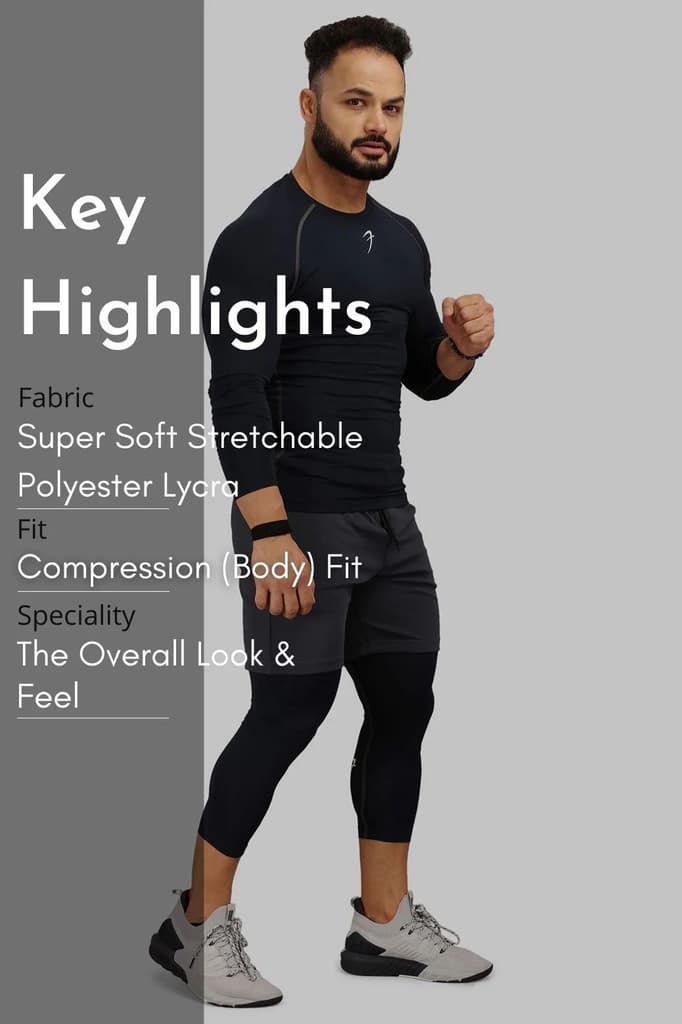 Compression Fullsleeves T-shirt Navy — photo 6