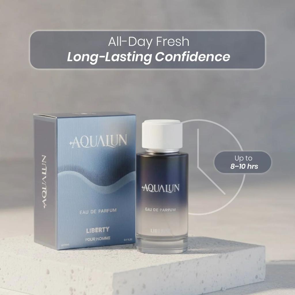 Liberty Luxury Aqualun Perfume For Men (100ml), Eau De Parfum (EDP), Long Lasting Smell — photo 4
