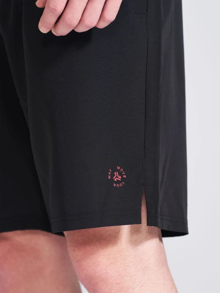 Men's Black Regular Fit Shorts — photo 6