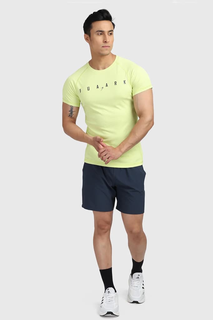 Checks T-shirt Lime — photo 2