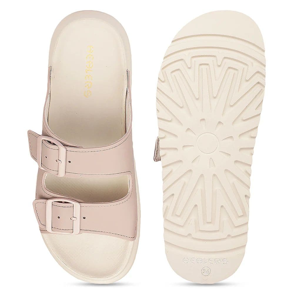 Healers ZQ-DMSL-07 Everyday Comfort Peach Casual Slippers for Women By Liberty — photo 4