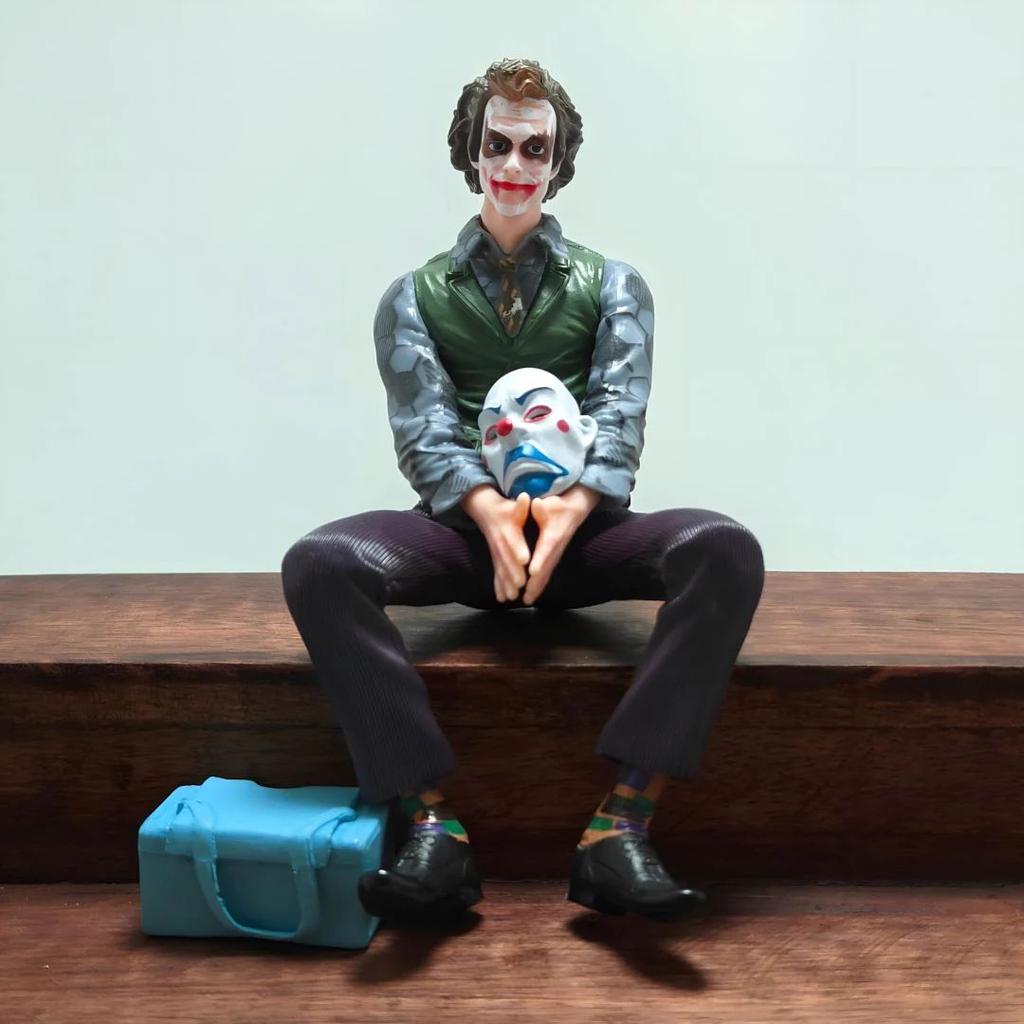 Car Dashboard Joker Statue – Unique Auto Decor for DC Fans — With Bag