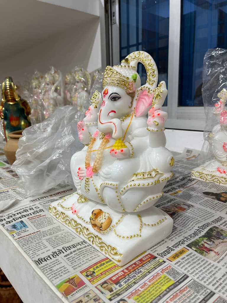 Ganesh Statue | Sculpture | Bronze | Gold