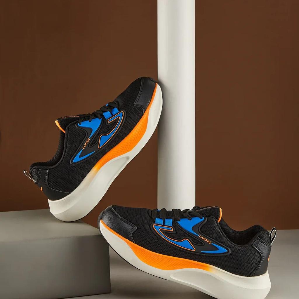 ALLIAN-CH Black Child Running Shoes