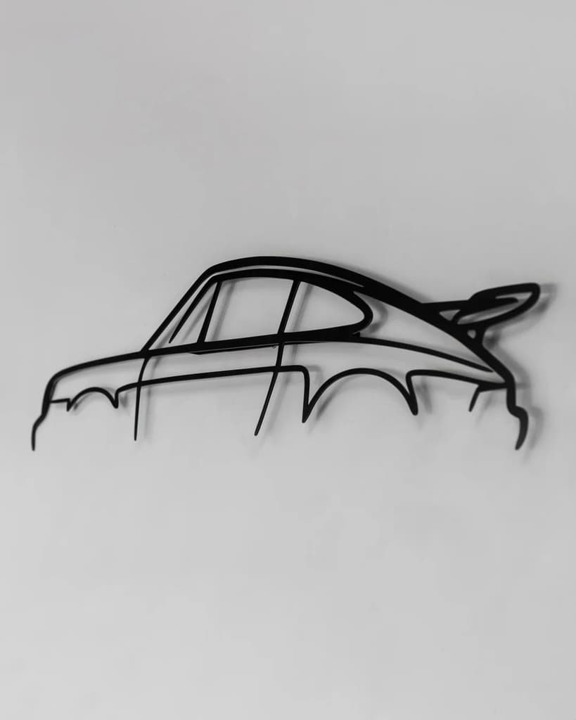 1954 PORSCHE 356 PRE-A 1500 COUPE METAL WALL ART — photo 6