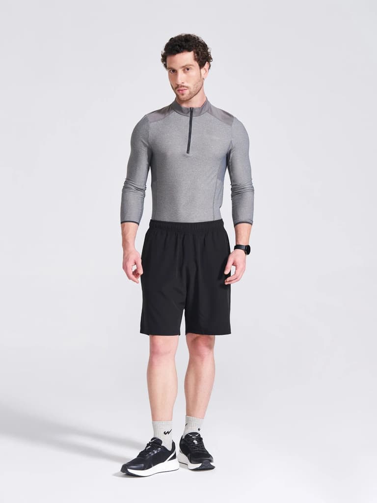 Men's Black Regular Fit Shorts — photo 2