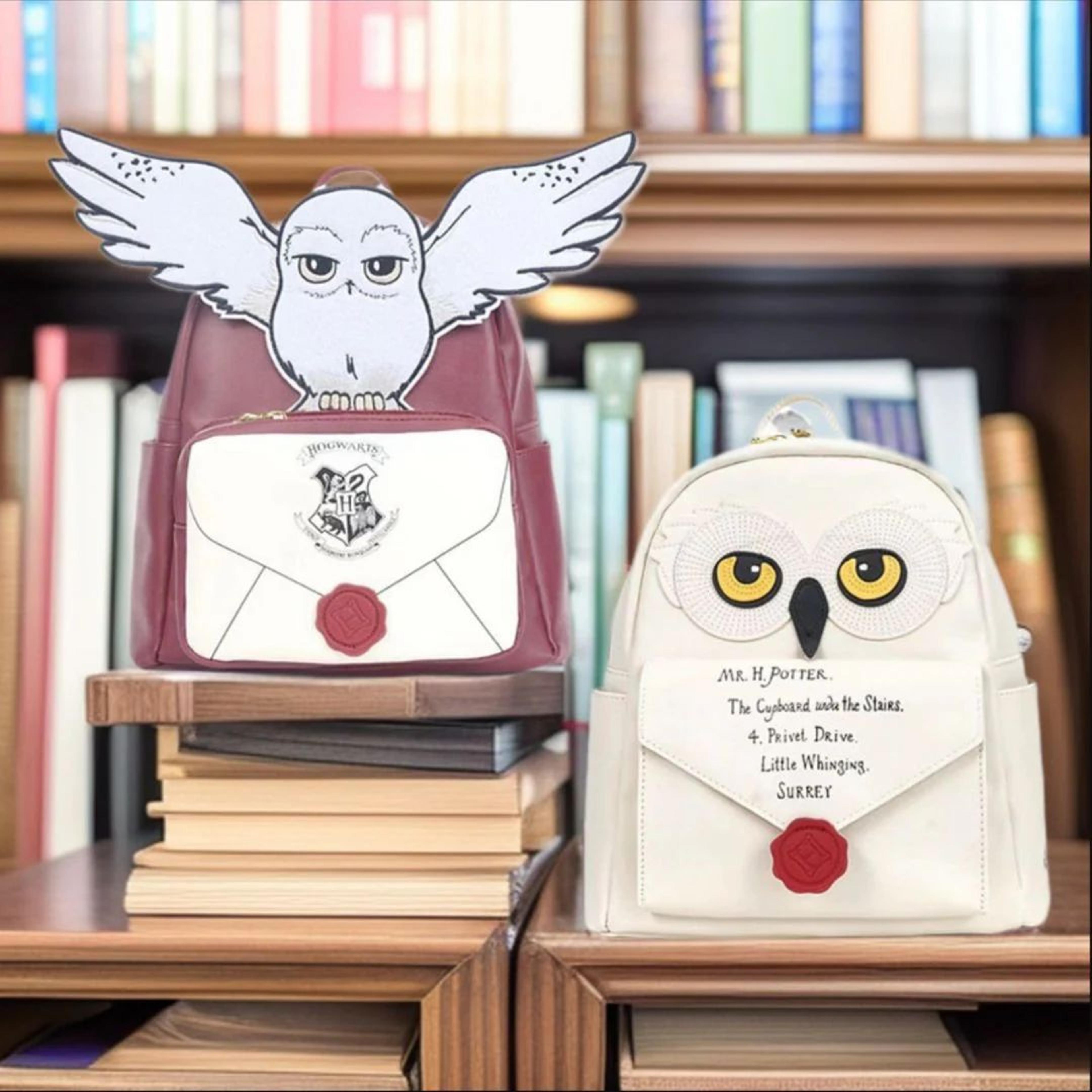 Hedwig Owl PU Backpack – Hogwarts Letter Edition