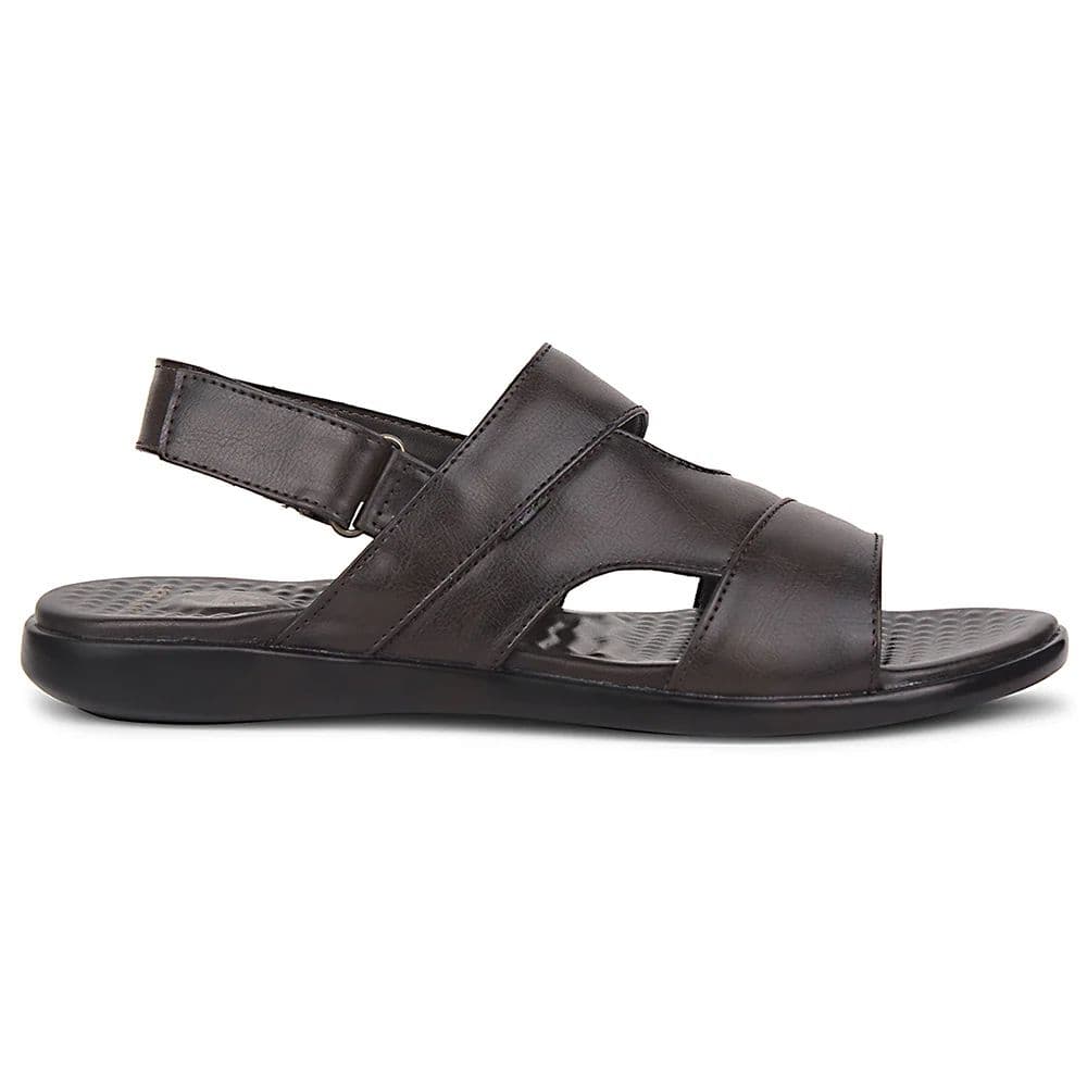 Healers Brown Formal Sandal For Men SOFTER-1 By Liberty — photo 2