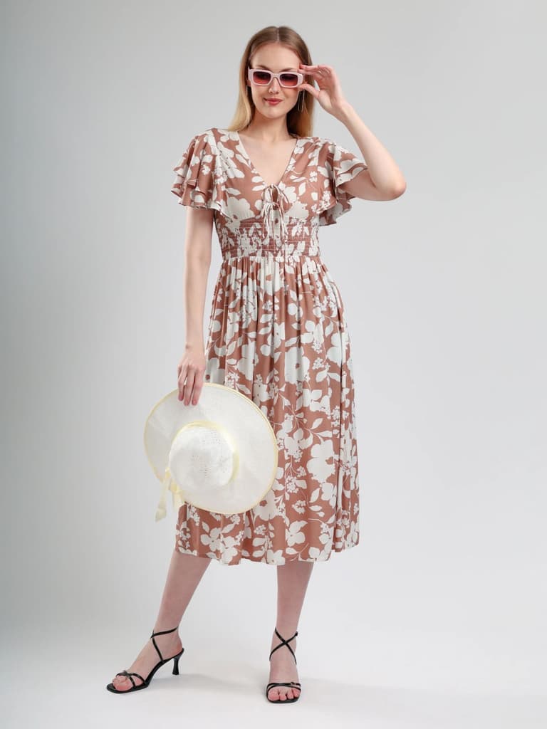 Cory Edge Garden muse dress- Floral printed — photo 7