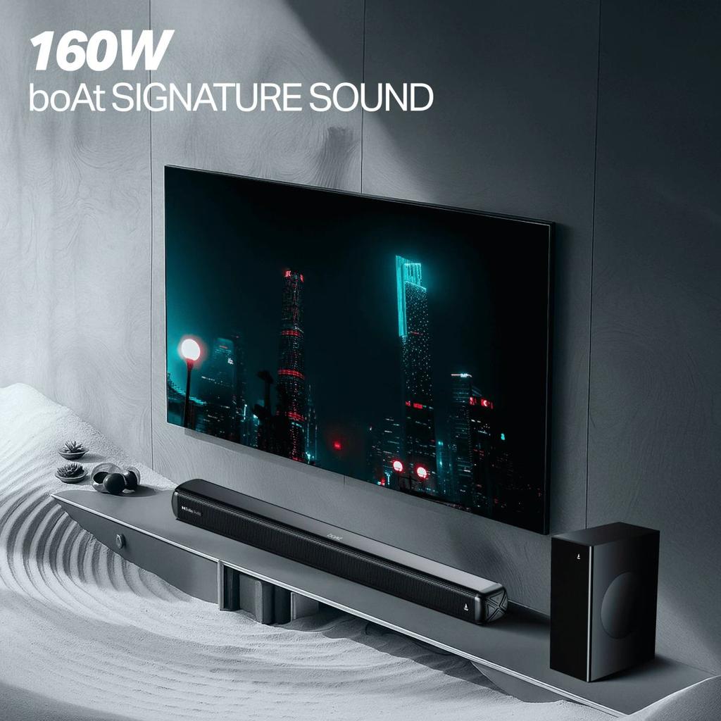 boAt Aavante 2.1 1600D | 160W 2.1 Channel Soundbar with Wired Subwoofer, Multi-Connectivity & EQ Modes — photo 5