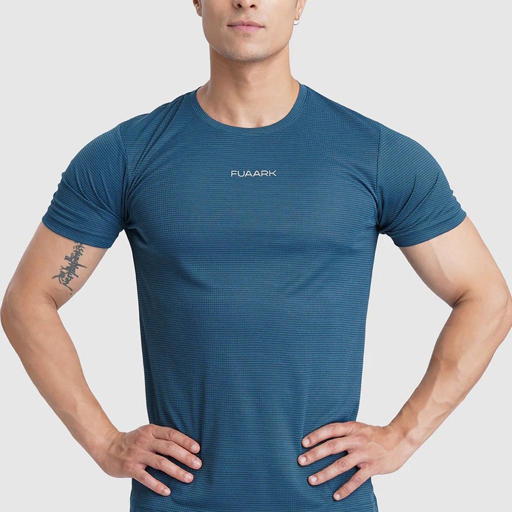 Checks Running T-shirt Gulfcoast
