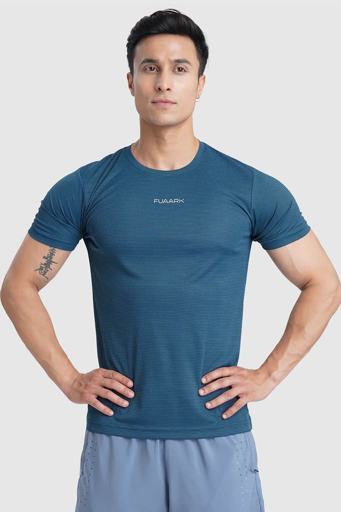Checks Running T-shirt Gulfcoast — S
