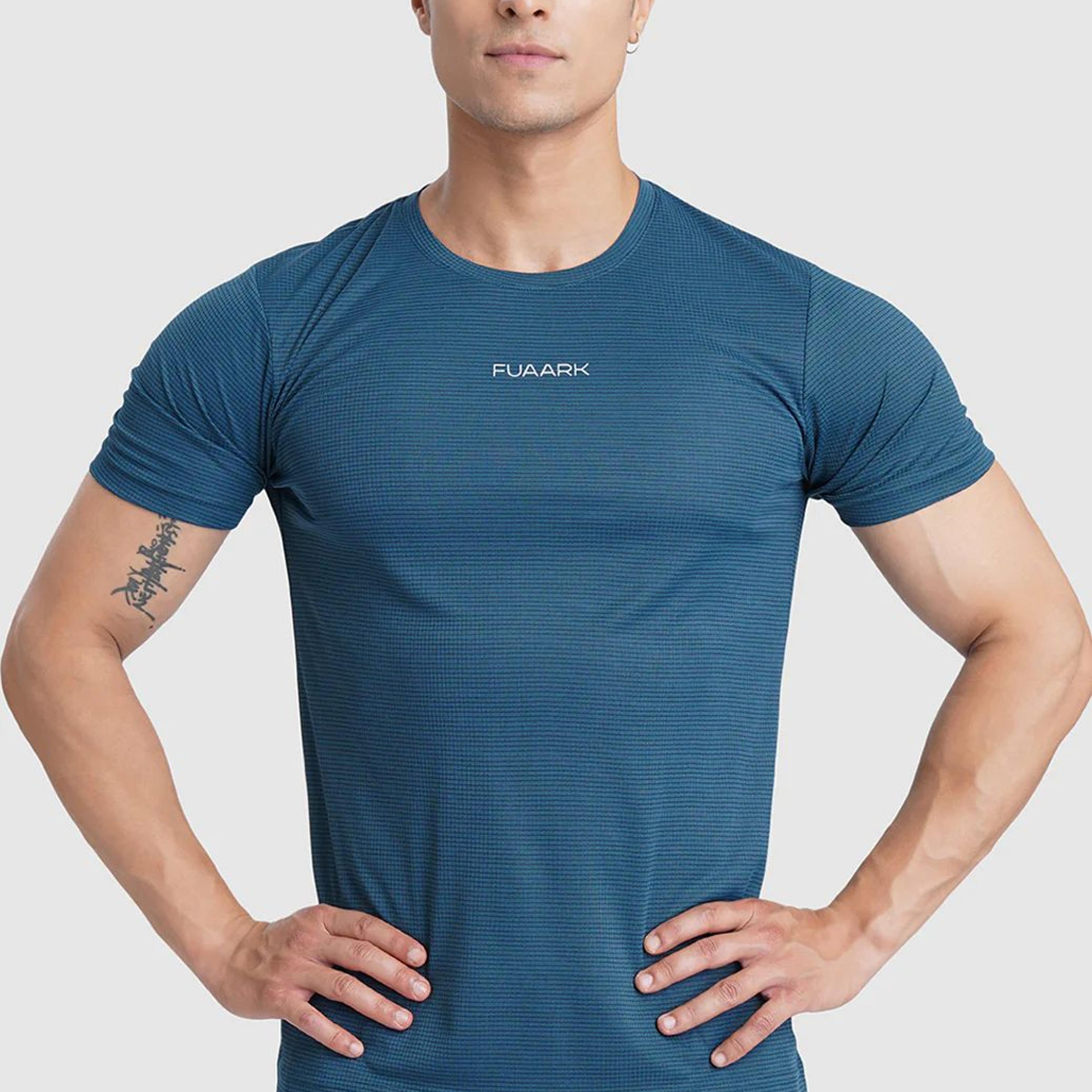 Checks Running T-shirt Gulfcoast