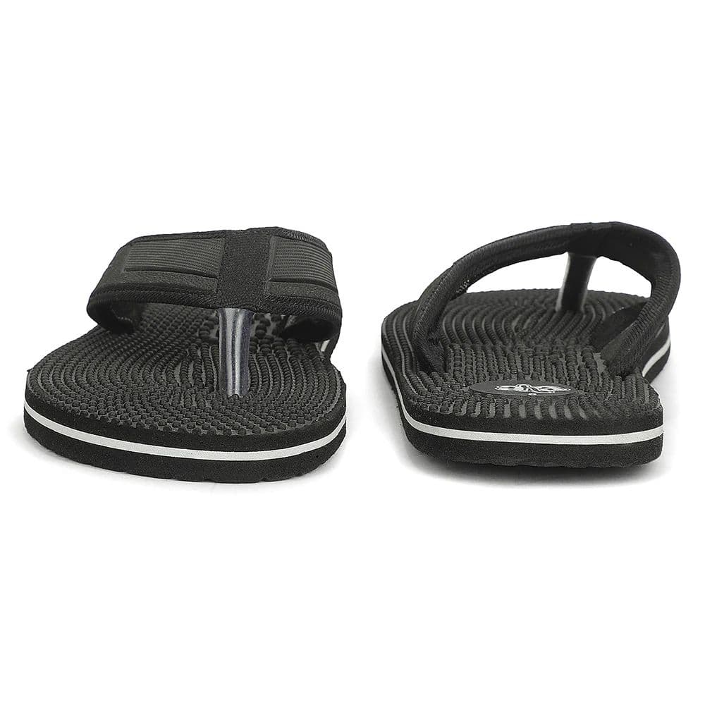 A-HA AGL-156E Black Casual Slip on Slippers for Men by Liberty — photo 6
