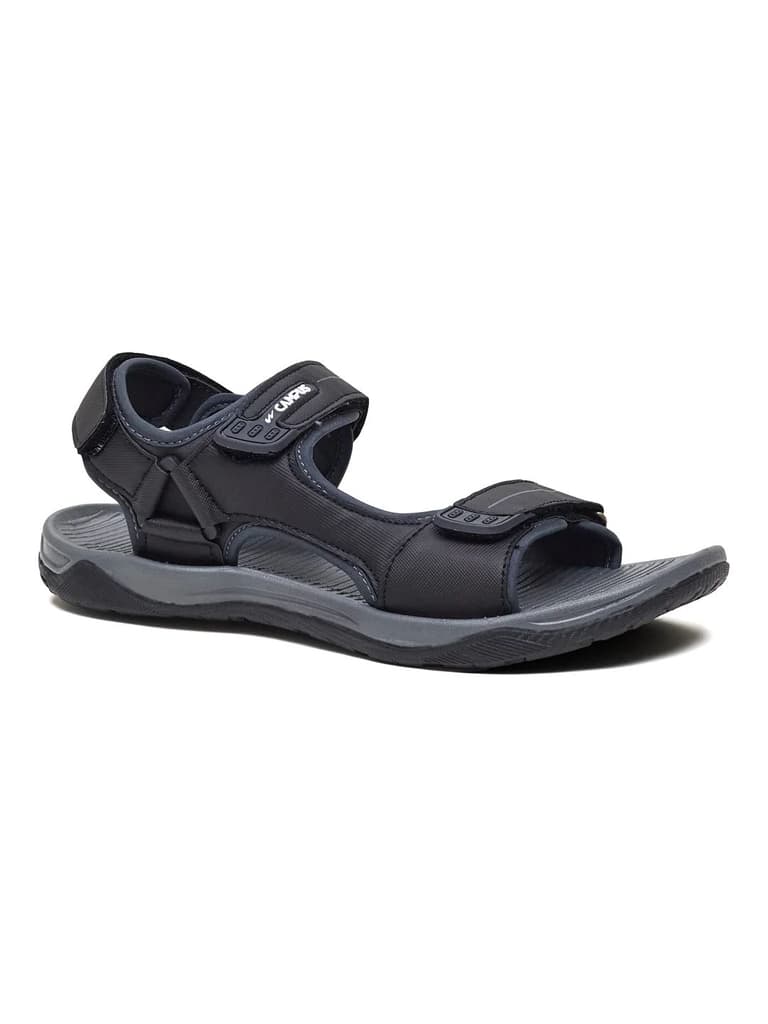 SD-202601 Black Men's Sandals — Black / 6