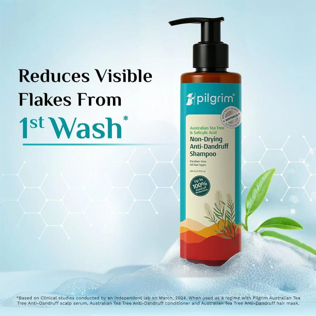 Australian Tea Tree Non-Drying Anti-Dandruff Shampoo & Conditioner Combo