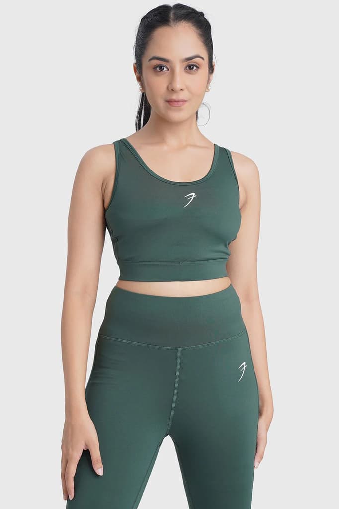 Active Full Support Sports Bra Green — photo 5