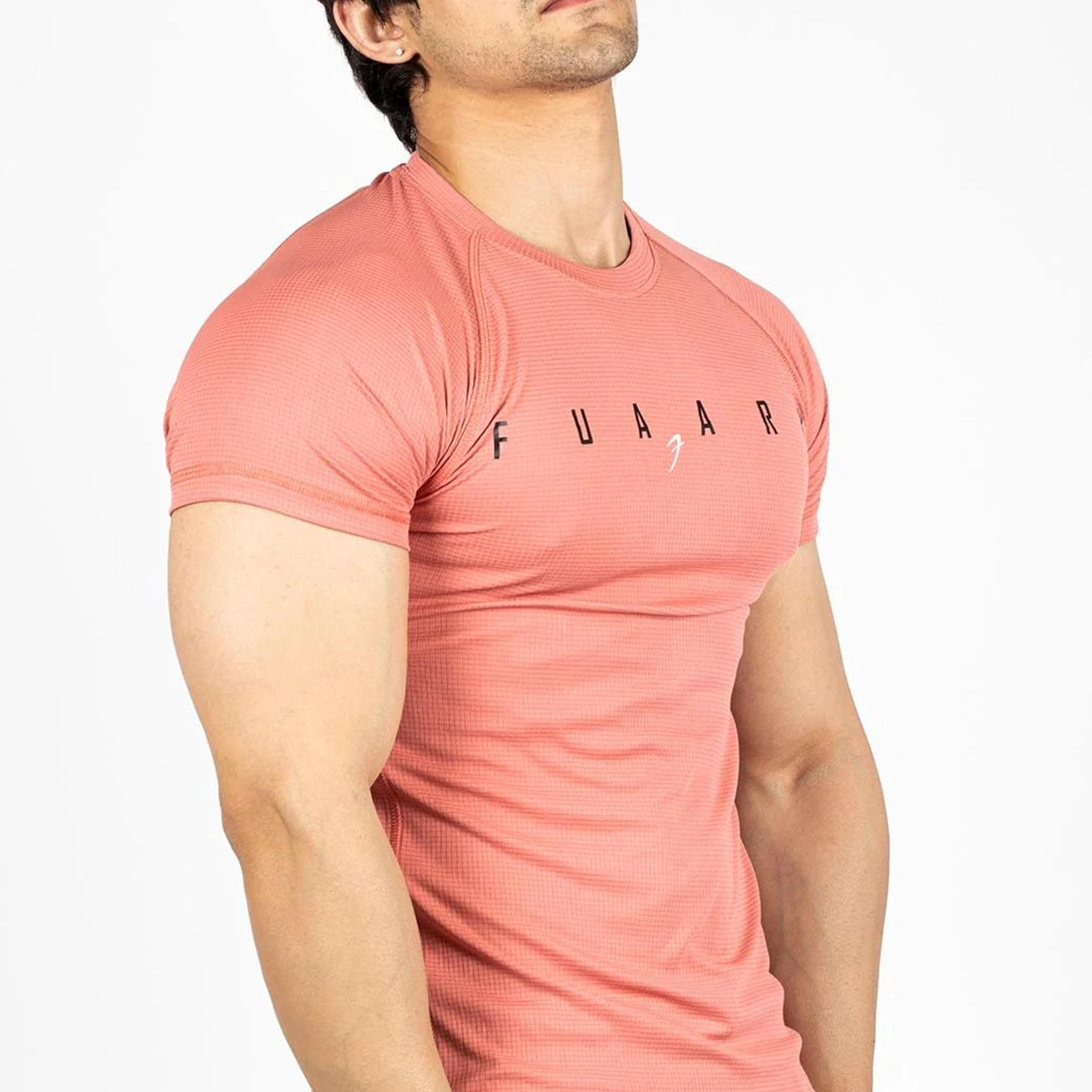 Checks T-shirt Pink