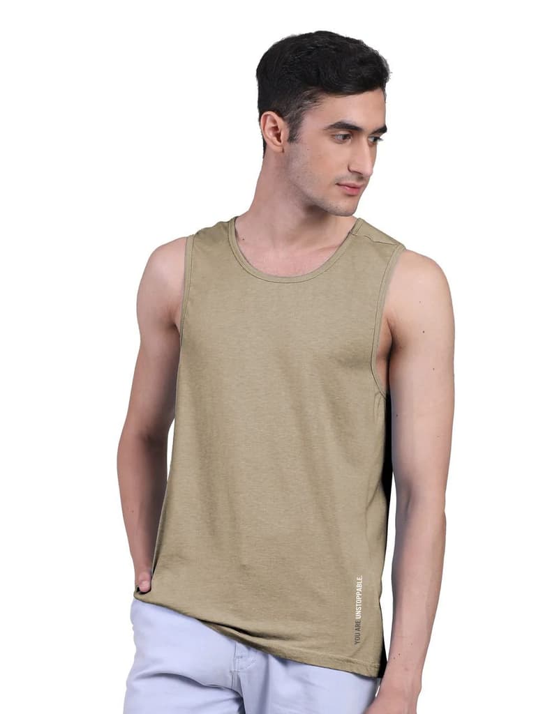 Camouflage Print & Twin Skin Organic Bamboo Vest Active Fit (Pack of 5) — photo 10