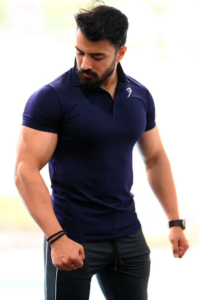 Polo T-shirt Navy — photo 4