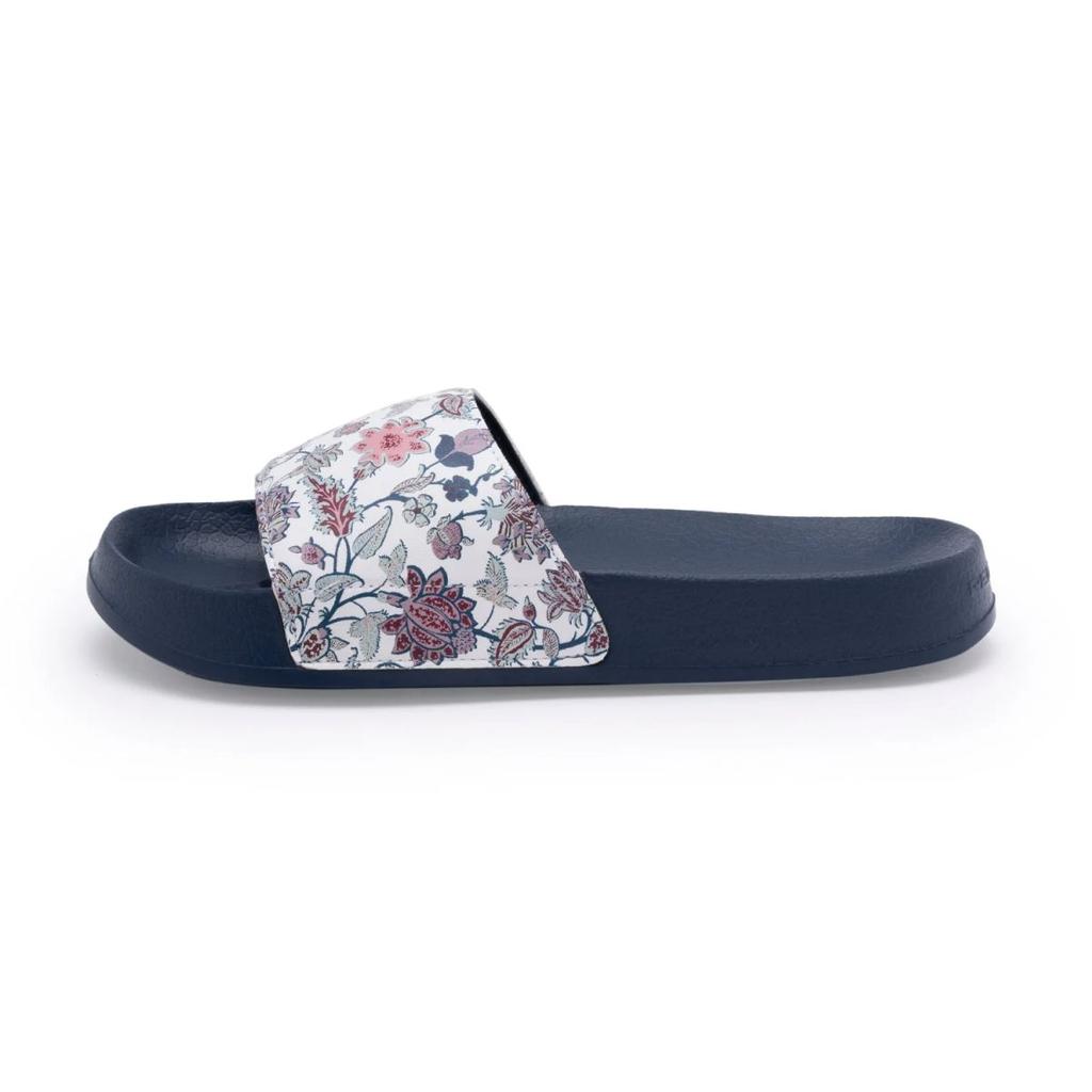Womens Sliders in Navy | Casual Pool Sliders — photo 3