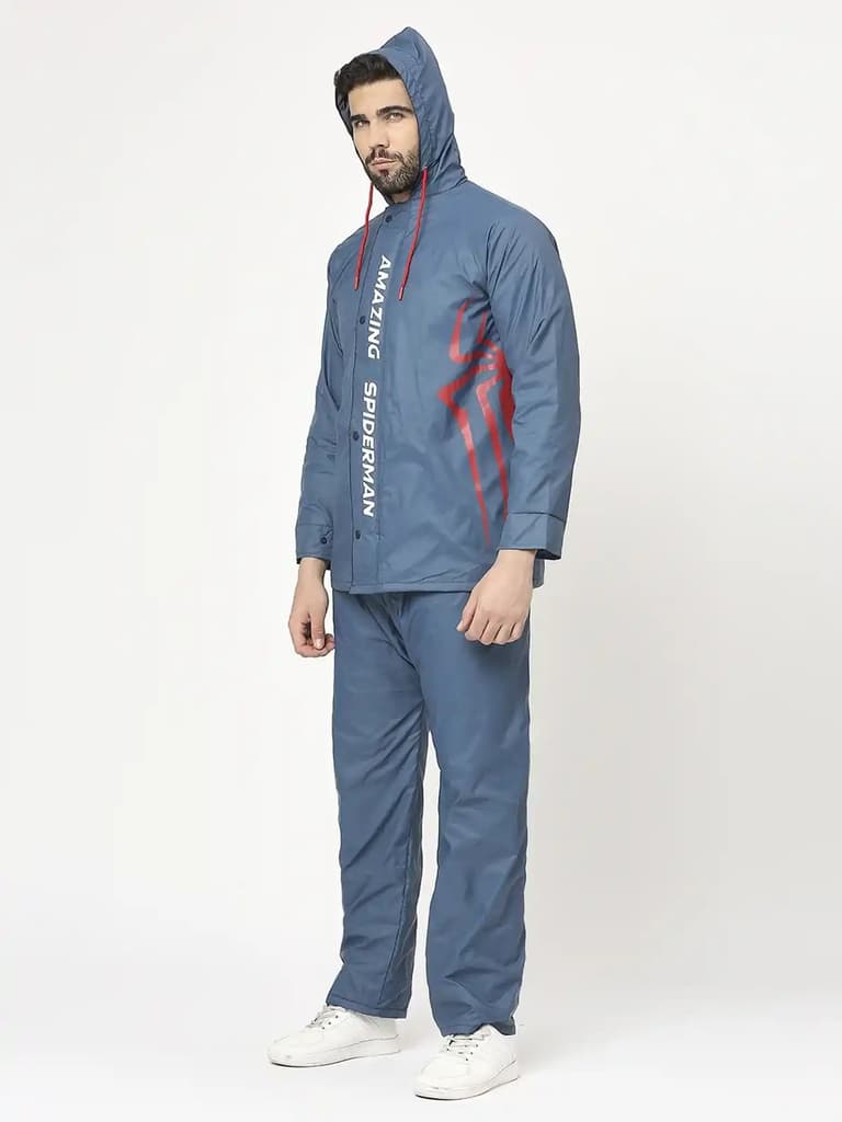 Citizen Reversible Raincoat With Pant Marvel Series Spiderman - Blue - CRO3-XL — photo 2
