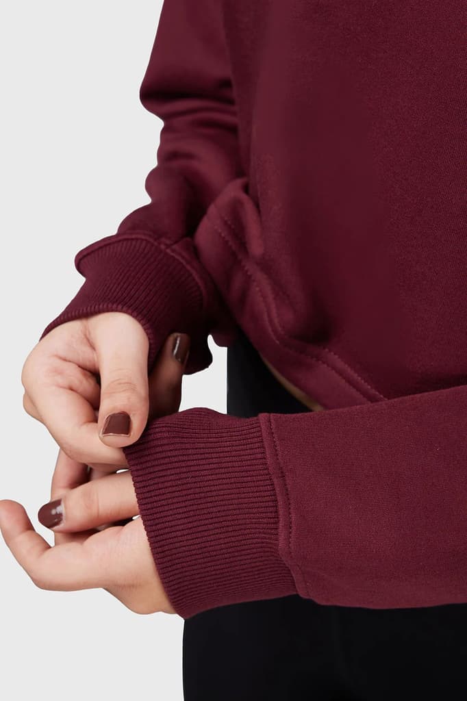 Signature Oversized Cropped Sweatshirt Cherry — photo 5
