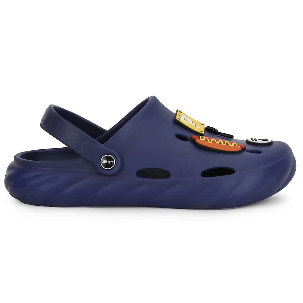 A-HA Navy Blue Casual Clogs For Men BEACHWALKM By Liberty — photo 3