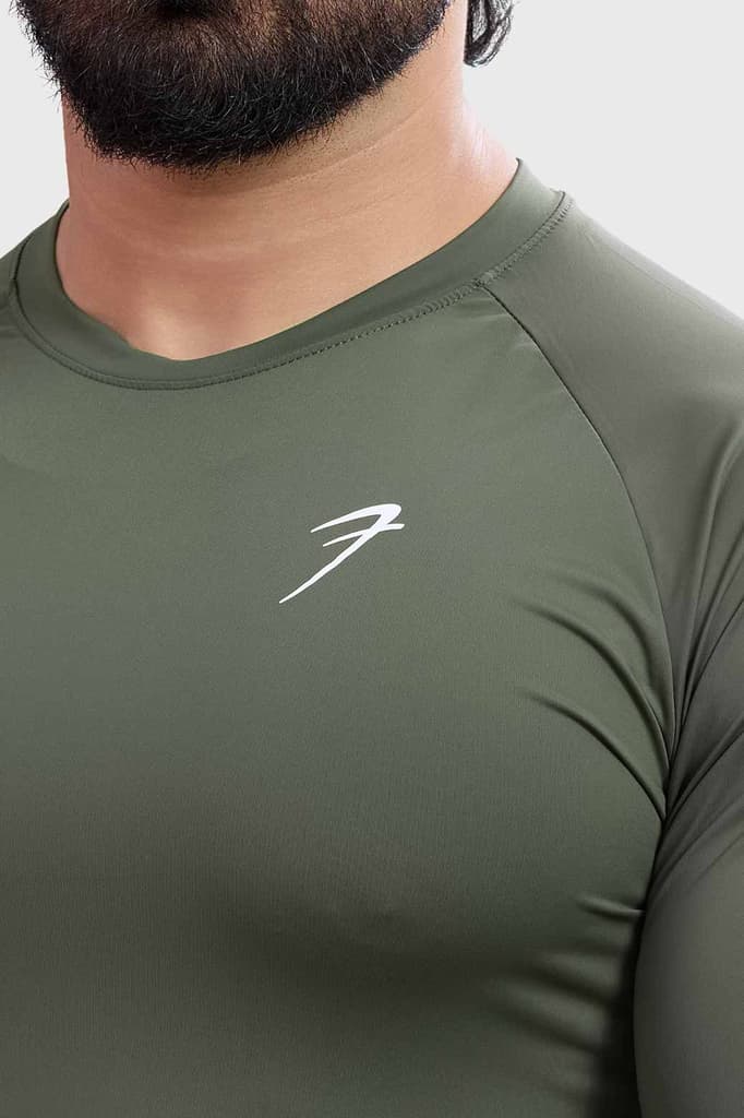 Bare Nylon Fullsleeves T-shirt Olive — photo 4