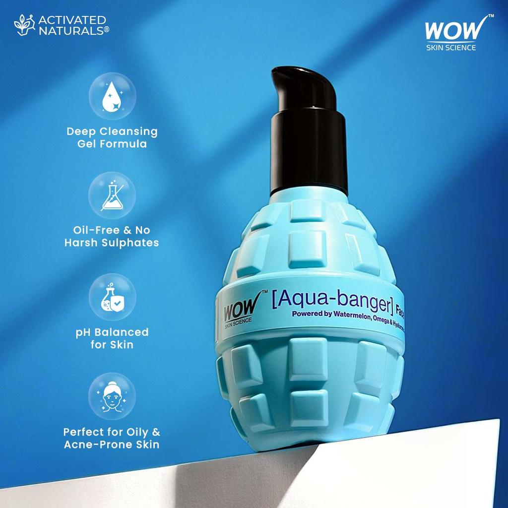 Aqua Banger Face Wash Hydrating Cleanser for Soft, Fresh Skin