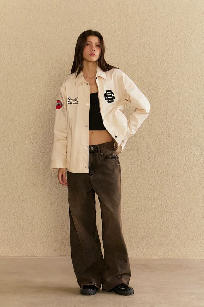 Off White Varsity Shacket — photo 2